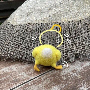 羊毛氈小黃鴨屁屁 手機殼 鑰匙鏈 冰箱貼 聖誕禮物 新年禮物