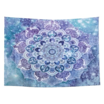 【橘果設計】夢幻曼陀羅 送燈串 掛毯掛布 背景布 直播拍照背景 道具拍攝 布景 門簾裝飾 牆壁布景 居家裝飾 拍照背景布