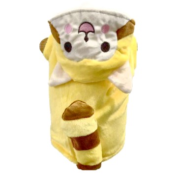 SassyDog 變裝外套  14號  小浣熊 黃色  1件