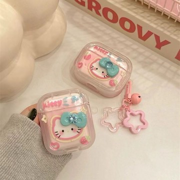 【臺灣出貨】凱蒂貓適用airpods pro2/3保護套適用藍牙耳機殼二三代小眾3代2代