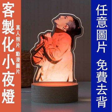 客製化小夜燈 照片客製 LED小夜燈 情人節 520禮物 父親節 母親節紀念日送爸媽閨蜜母親父親生日交換禮物婚禮礼物