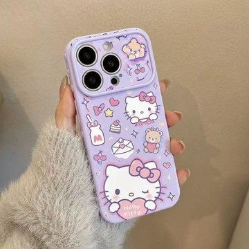 凱蒂信封適用iPhone17promax蘋果手機殼16側邊愛心15/14防摔13/12