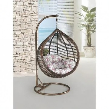 obis 塑藤吊藍椅