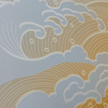 【微瑕特惠】【福利品】浮世繪 • 波光- 臥室掛畫/客廳掛畫/日式