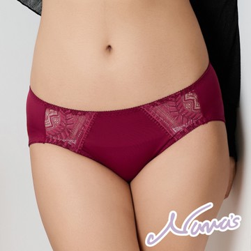 【露娜斯】深邃魅惑。吸濕排汗涼感貼身三角內褲【酒紅】台灣製 P7607