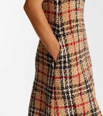 Burberry Burberry Check bouclé minidress
