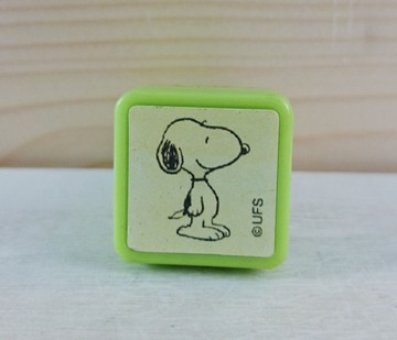 【震撼精品百貨】史奴比Peanuts Snoopy ~小印章_綠