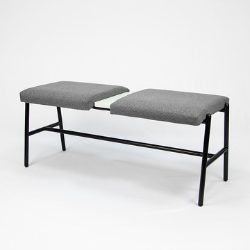 Basso 雙人長凳(布面/皮面) | 置物小桌板 | 高級防火軟墊