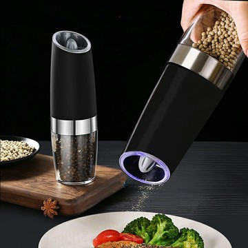 電動感應研磨器 重力自動研磨省時省力 粗細可調 研磨機 磨粉機 花椒罐 食物研磨器 磨碎器【ZI0104】《約翰家庭百貨