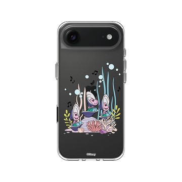 iPhone Air Clear Case（相機按鈕） 透明 - 迪士尼-經典系列 Disney Classics - 愛麗絲夢遊仙境 - 牡蠣寶寶珊瑚場景