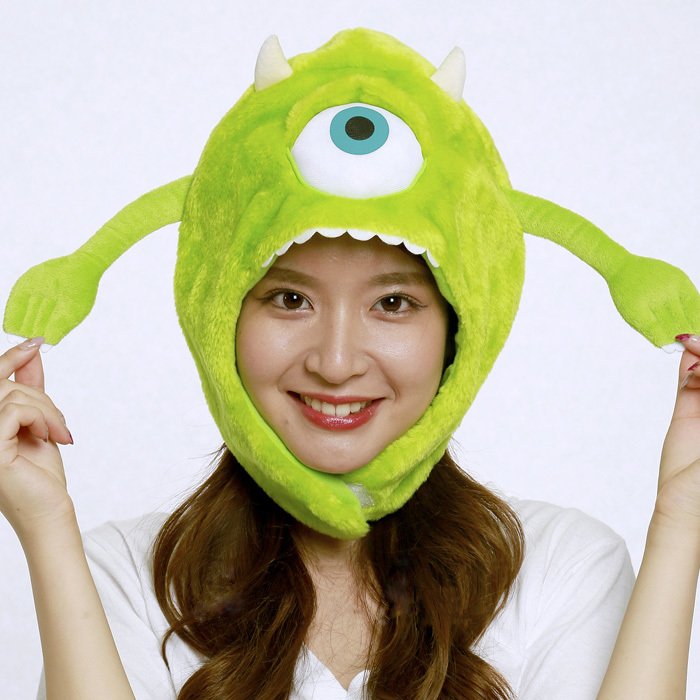 ディズニー 被り物 キッズ 帽子 大人 子供 レディース メンズ あったか 着ぐるみなりきりキャップ グッズ チップとデール ドナルド くまのプーさん ティガー サリー マイク スティッチ ニモ ドリー チシャネコ エイリアン カチューシャ代り Manhattan Store