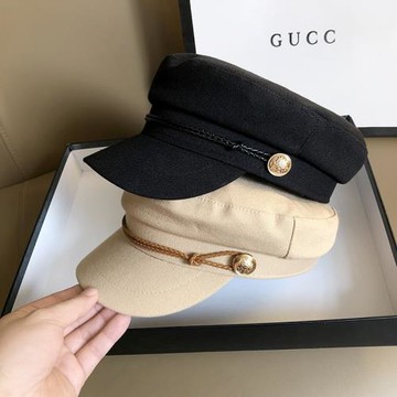 英倫貝雷帽子女網紅款ins韓版百搭八角報童帽時尚秋冬平頂畫家帽