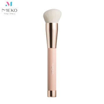 MEKO 磁力粉嫩專業圓頭斜角粉底刷 /磁吸刷具 Z-049【官方旗艦館】
