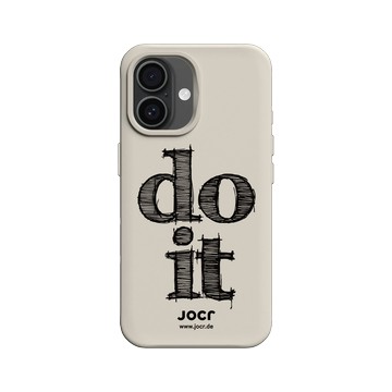 iPhone 16 SolidX 貝殼灰 - JOCR - do it Black