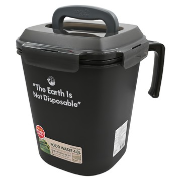 LocknLock 樂扣樂扣 廚餘回收桶 4.8L  220 x 220 x 250mm  灰色  1個