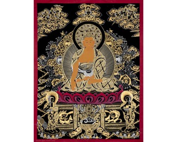 釋迦牟尼佛唐卡 | 神聖的西藏畫作 促進內心寧靜