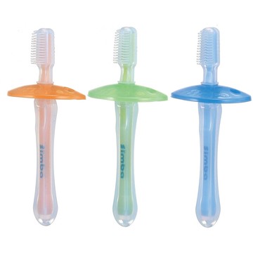 小獅王辛巴  矽膠練習牙刷【德芳保健藥妝】(顏色採隨機出貨)