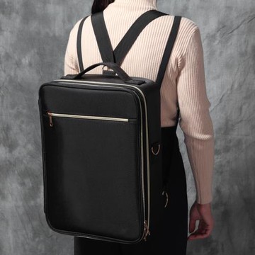 2023新款四層化妝箱專業化妝師手提旅行出游雙肩可背收納工具箱大