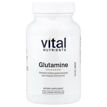 Vital Nutrients, 谷氨醯胺，3400 毫克，100 粒全素膠囊（每粒膠囊 850 毫克）