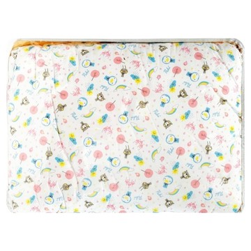 PUKU 藍色企鵝 好朋友寢具組  粉色  65 x 120cm