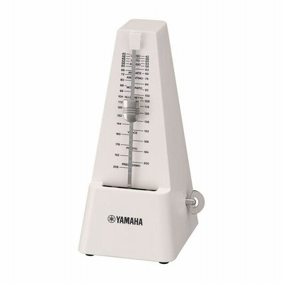 ヤマハ YAMAHA メトロノーム アイボリー MP-90IV 定番の三角錐スタイル マット仕上げにより指紋が付きにくい仕様 ゼンマイ駆動