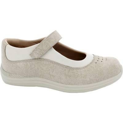 Drew Rose Women's Classic Cushioned Mary Jane Velcro Strap Deep Toe Box and Arch Support - for Use with Orthotics - 10 WW US　並行輸入品