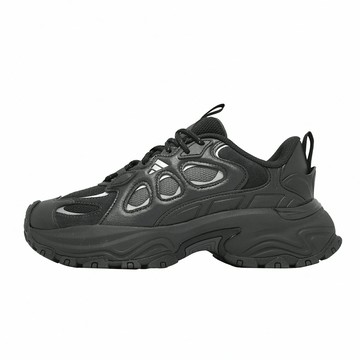adidas 愛迪達 休閒鞋 Shadow Valley 女鞋 黑 銀 拼接 厚底 增高 老爹鞋 JQ7616