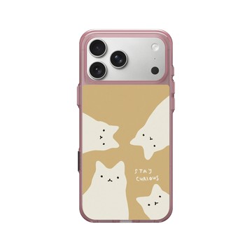 iPhone 17 Pro Max Clear (相機按鈕) 晶醺玫 - ilovedoodle (Lim Heng Swee) - Stay Curious - 保持好奇心