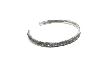 克雷利斯之三・純銀風格手環(弧面) | Clarice