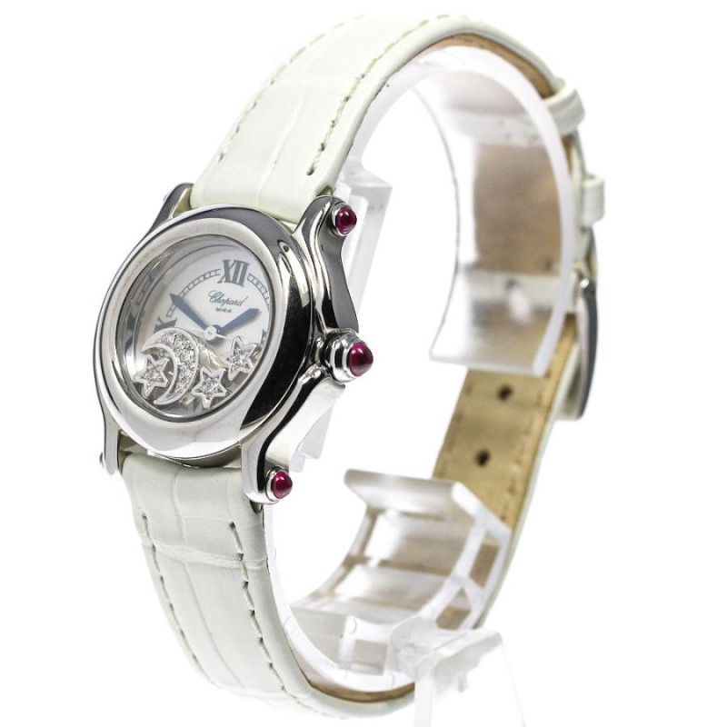 ☆良品☆箱付き【Chopard】ショパール ハッピースポーツ ムーンスター 27/8245-21 クォーツ レディース_713853 |  LINEブランドカタログ