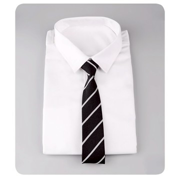 條紋領帶男潮韓版正裝商務懶人拉鏈式免打新郎結婚酒紅黑色上班