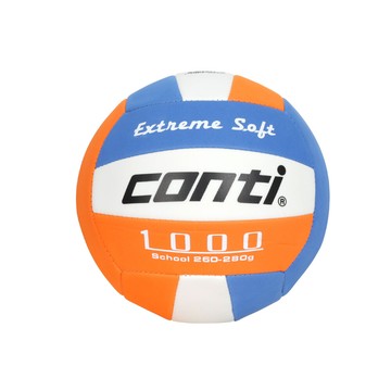 conti 5號安全軟式排球-5號球 運動 訓練 橘藍白