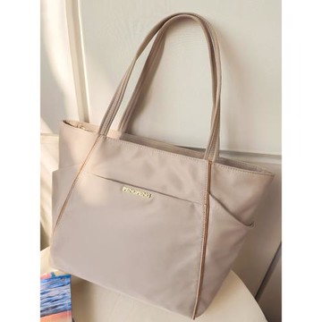 單肩包包女新款2025大容量高級感洋氣防水尼龍包通勤多隔層托特包