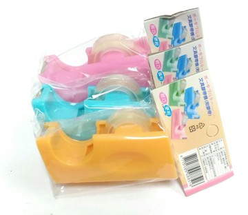 小膠帶台 小型膠帶台 膠台 膠帶台 膠帶座 桌上型膠帶台 (顏色隨機)