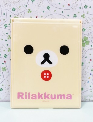 【震撼精品百貨】Rilakkuma San-X 拉拉熊懶懶熊~拉拉熊摺疊鏡-妹妹#19253