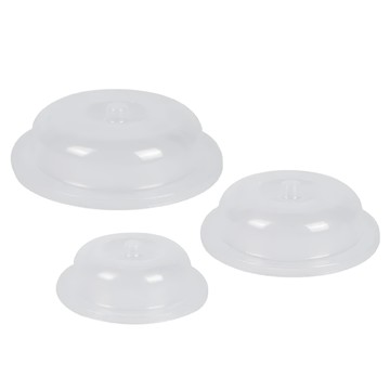 KOMAX Handy Cover 微波蓋 Set 3件組 適用於微波爐  透明色  大(21.8 x 6.4cm)中(18.7 x 5.5cm)小(14.7 x 5cm)  1組