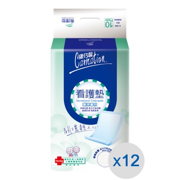 康乃馨 成人看護墊10片x12包/箱 40X70cm