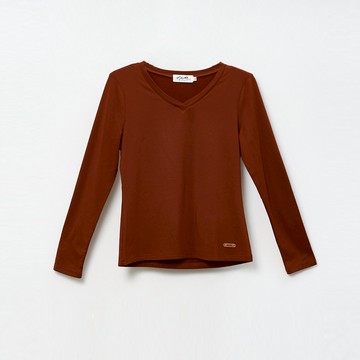 CLL巧玲瓏 純色刷毛內搭上衣 1223910