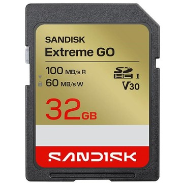 SanDisk 32G 32GB SD extreme Go 100MB/s 4K V30 SDSDXGN-032G 記憶卡