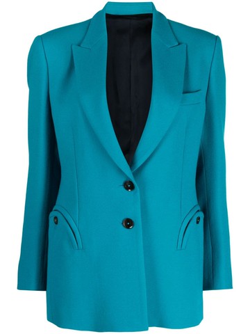 Blazé Milano - Teewa Blossom wool blazer - women - Wool/Viscose - 0 - Blue