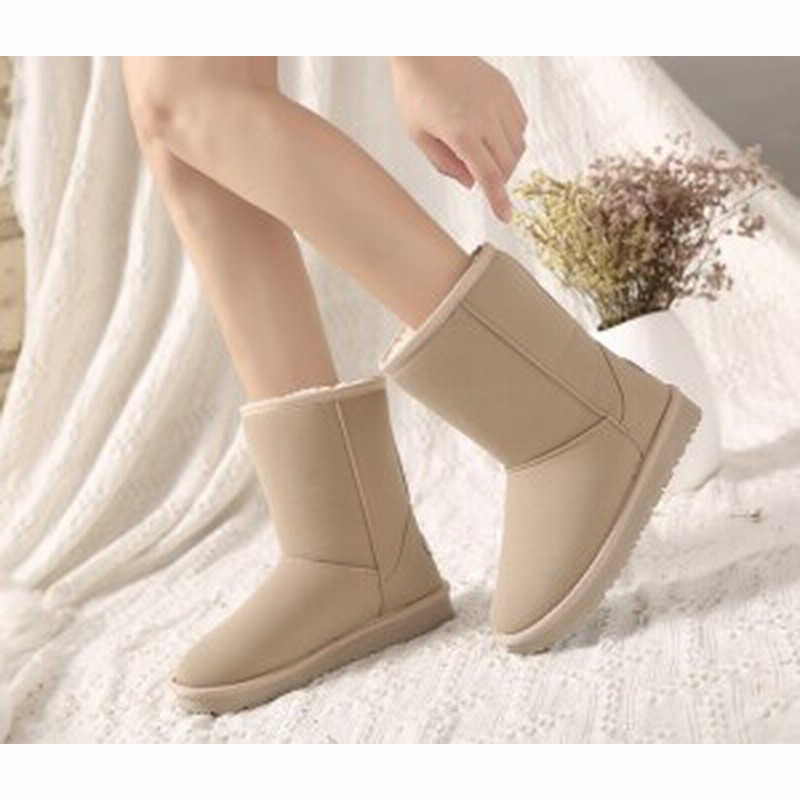 大人可愛い ムートンブーツ カジュアル スエード調 裏ボア ショートブーツ 2way シューズ 通販 Lineポイント最大1 0 Get Lineショッピング