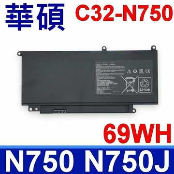 ASUS 華碩 C32-N750 電池 N750 N750JK N750JV N750UD