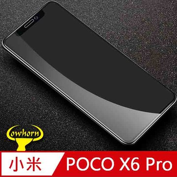 POCO POCO X6 Pro 2.5D曲面滿版 9H防爆鋼化玻璃保護貼 黑色