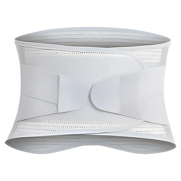 TRUSTO 雙重加壓彈力支撐舒適透氣護腰束腰帶 灰色  S  1個