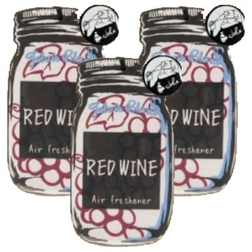 John's Blend 室內吊掛式香氛紙片  3片  紅酒