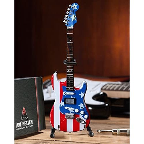 Axe Heaven Fender Strat Stars  Stripes Usa Miniature Guitar Model. For エレキ