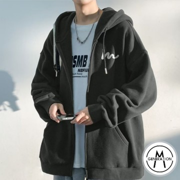 【M世代】大尺碼 長袖外套 連帽外套 男生外套 連帽 外套男連帽外套情侶衛衣 男外套BCKS22