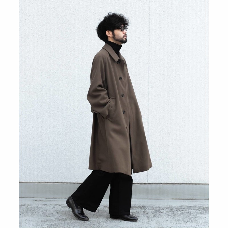 メンズ レショップ 【LE / エルイー】WOOL Balcollar coat ステン