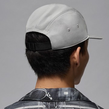 NIKE 帽子 棒球帽 運動帽 遮陽帽 AJ 喬丹 U J FLY CAP US FB JUMPMAN 灰 FZ2050-077 (3557)