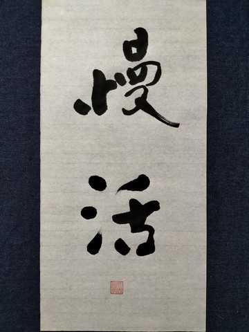 慢活  隨意楷  未裱